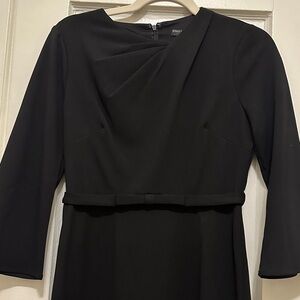 Maggy London Black Long Sleeve Dress